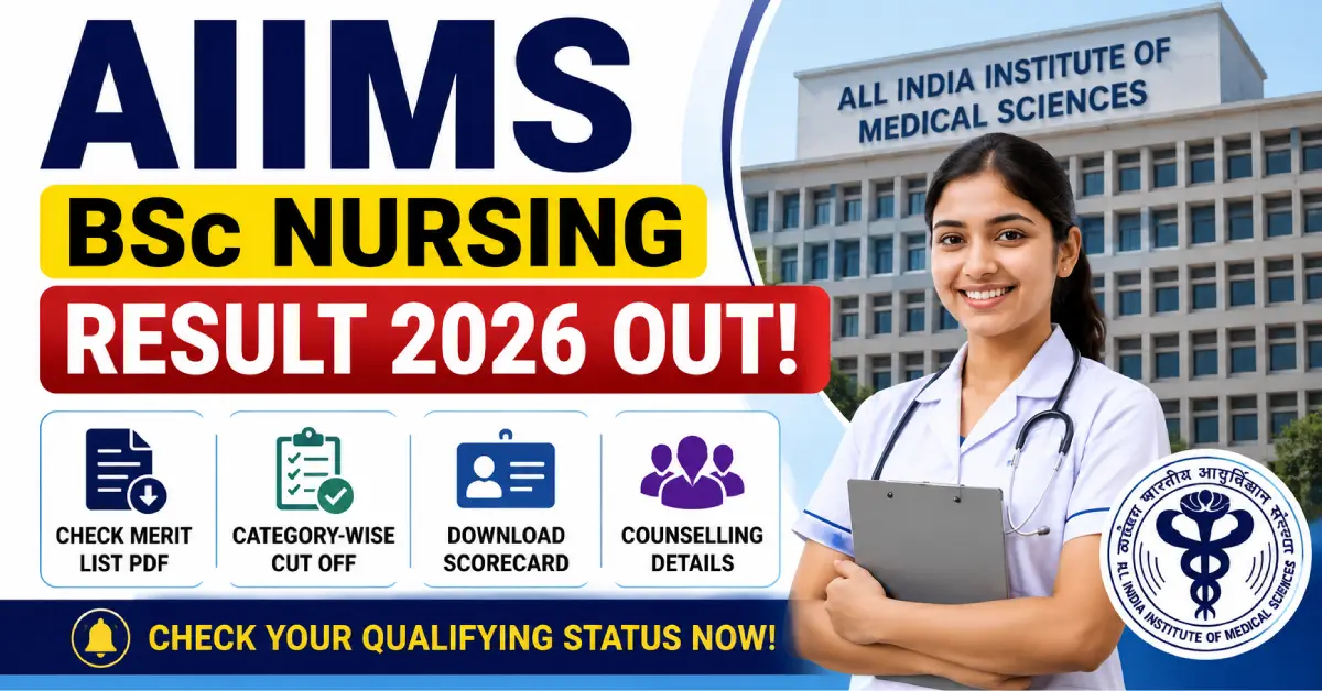 AIIMS BSc Nursing Result 2026